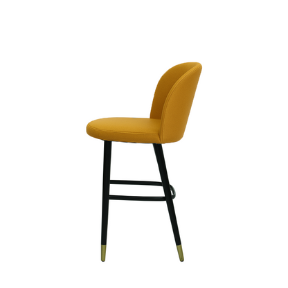 Scaun bar piele GALBENA | model SAM