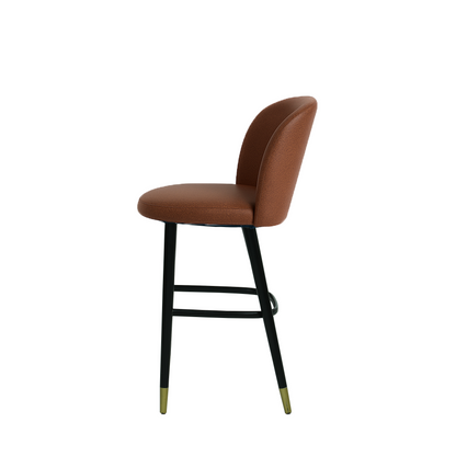 Scaun bar piele VERDE | model SAM