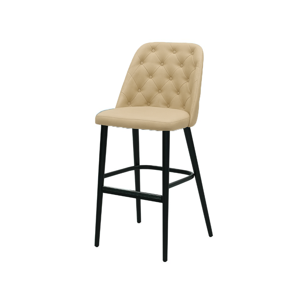 Scaun bar piele VERDE | model SCOT