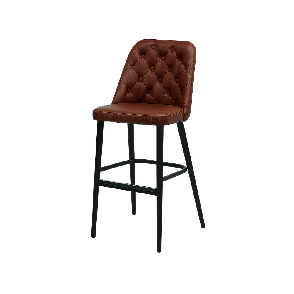 Scaun bar piele GALBENA | model SCOT