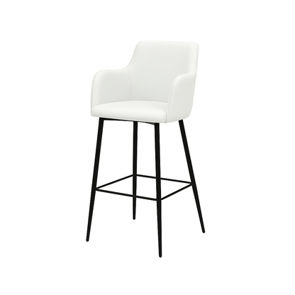 Scaun bar piele BEJ | model SINDY