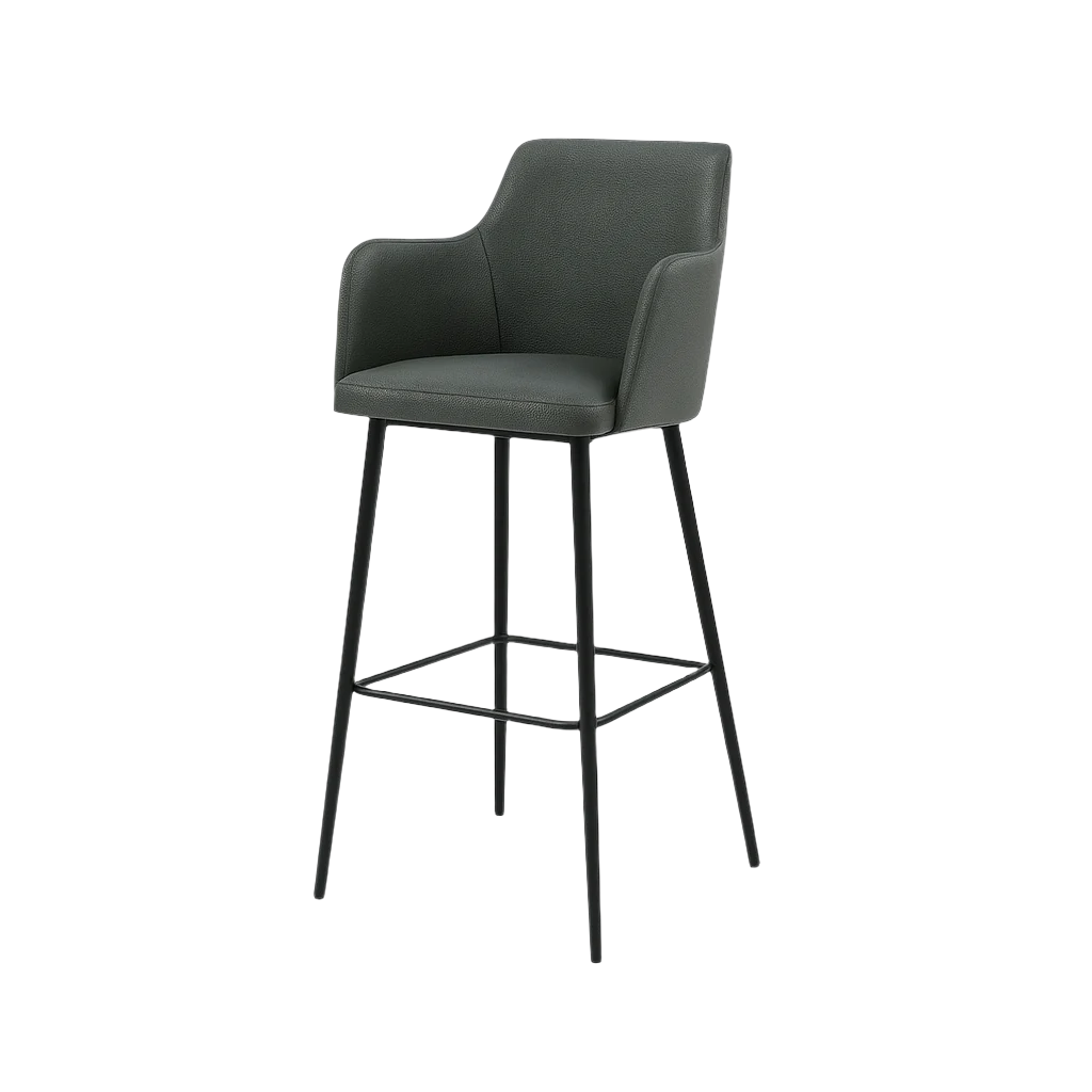 Scaun bar piele BEJ | model SINDY