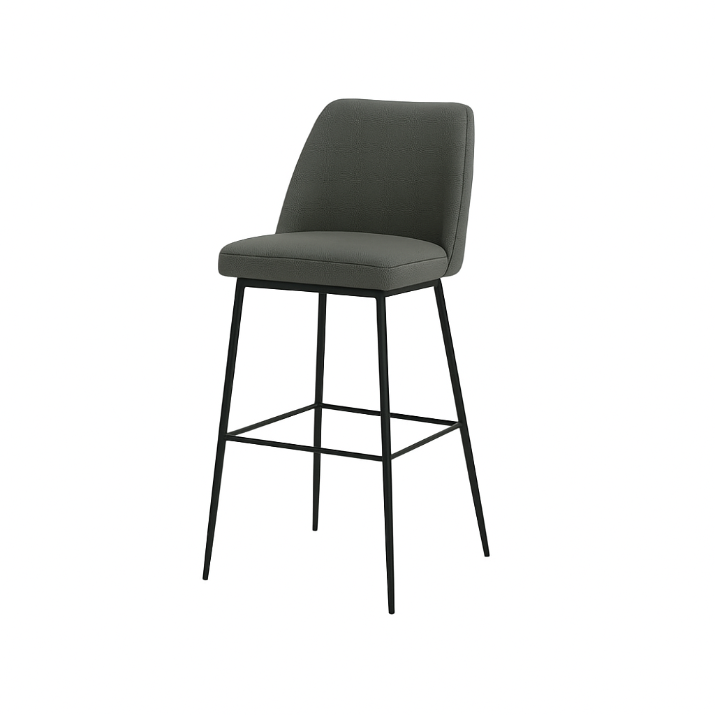 Scaun bar piele BEJ | model SOLO