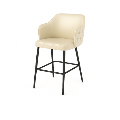 Scaun bar piele GALBENA | model TEONA