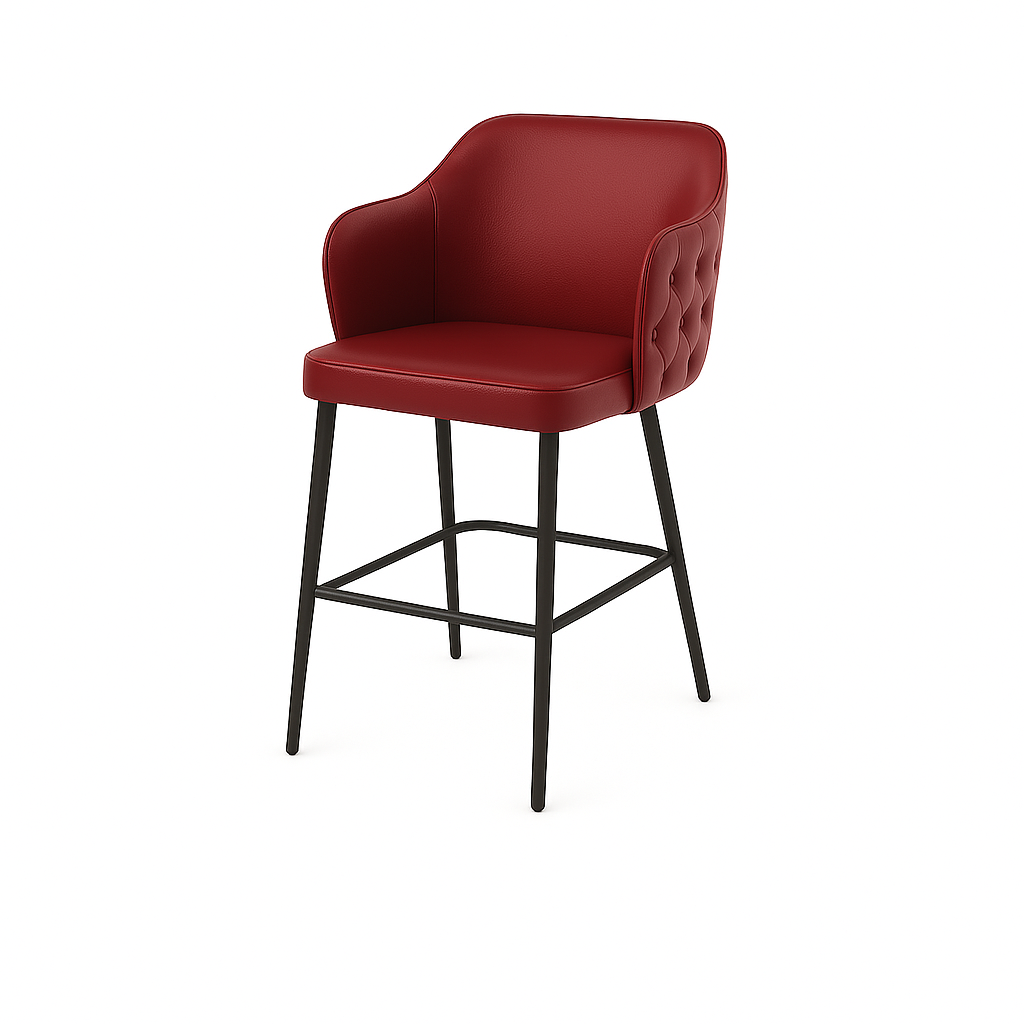 Scaun bar piele ALBA | model TEONA