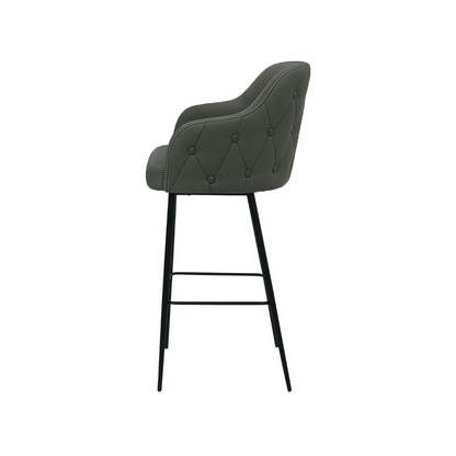 Scaun bar piele BEJ | model TEONA