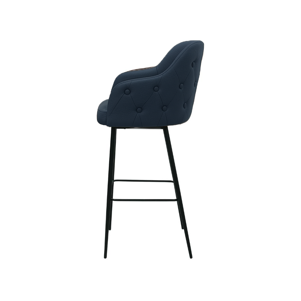 Scaun bar piele GALBENA | model TEONA