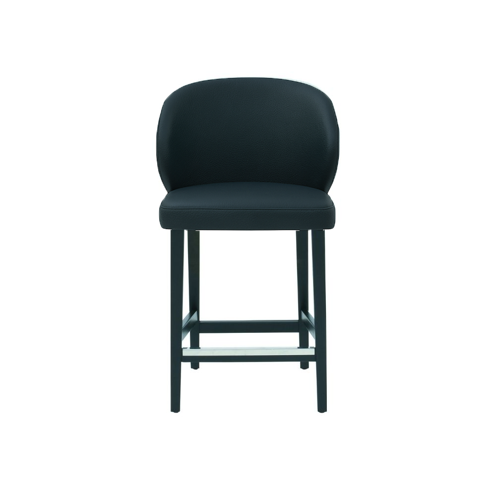 Scaun bar piele naturala VERDE | model CAPRICE