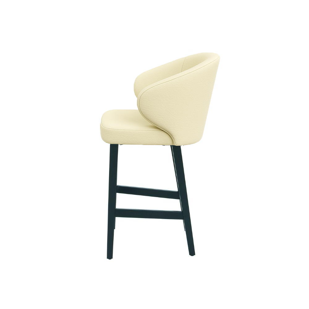 Scaun bar piele naturala ALBASTRA | model CAPRICE