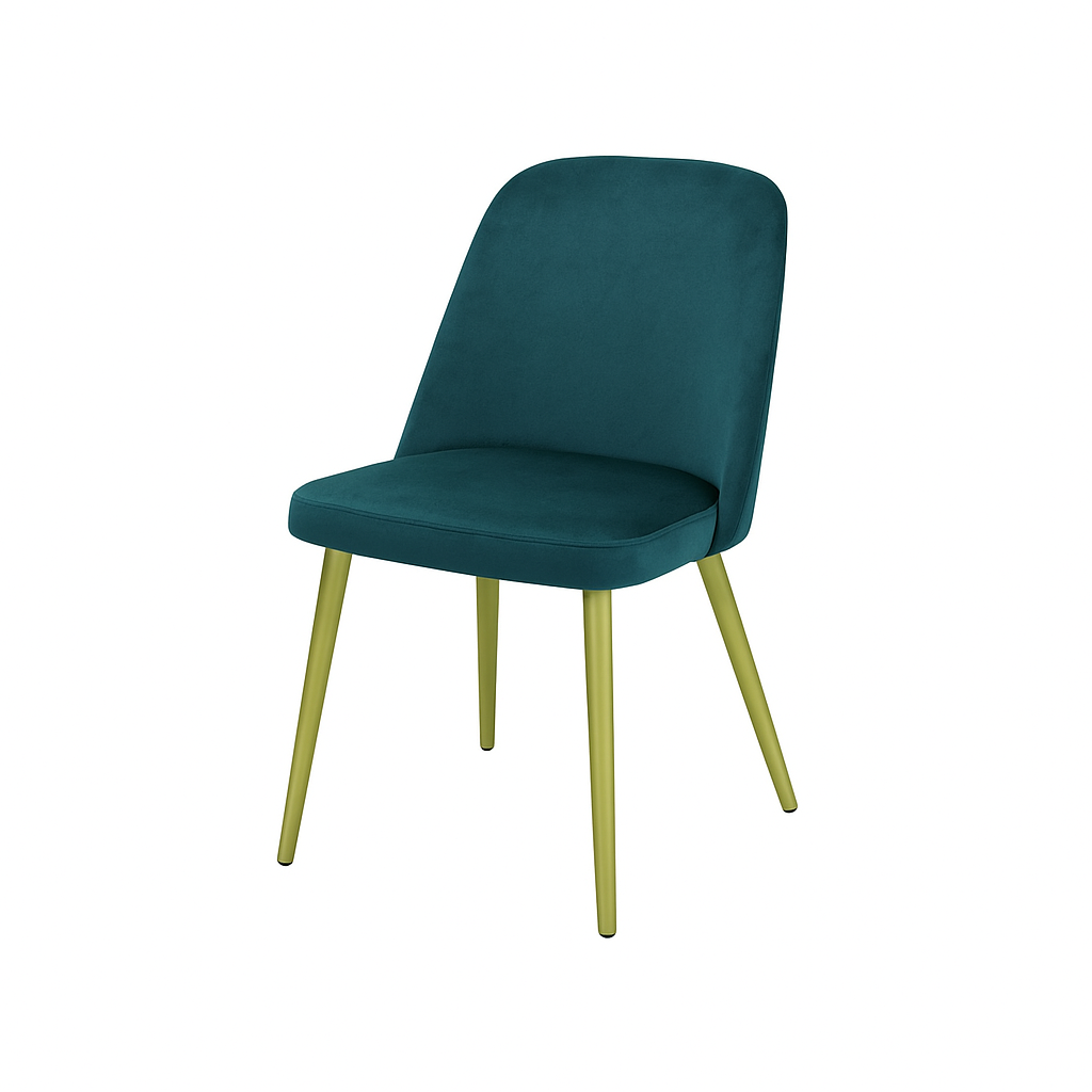 Scaun catifea ROZ | model FOX