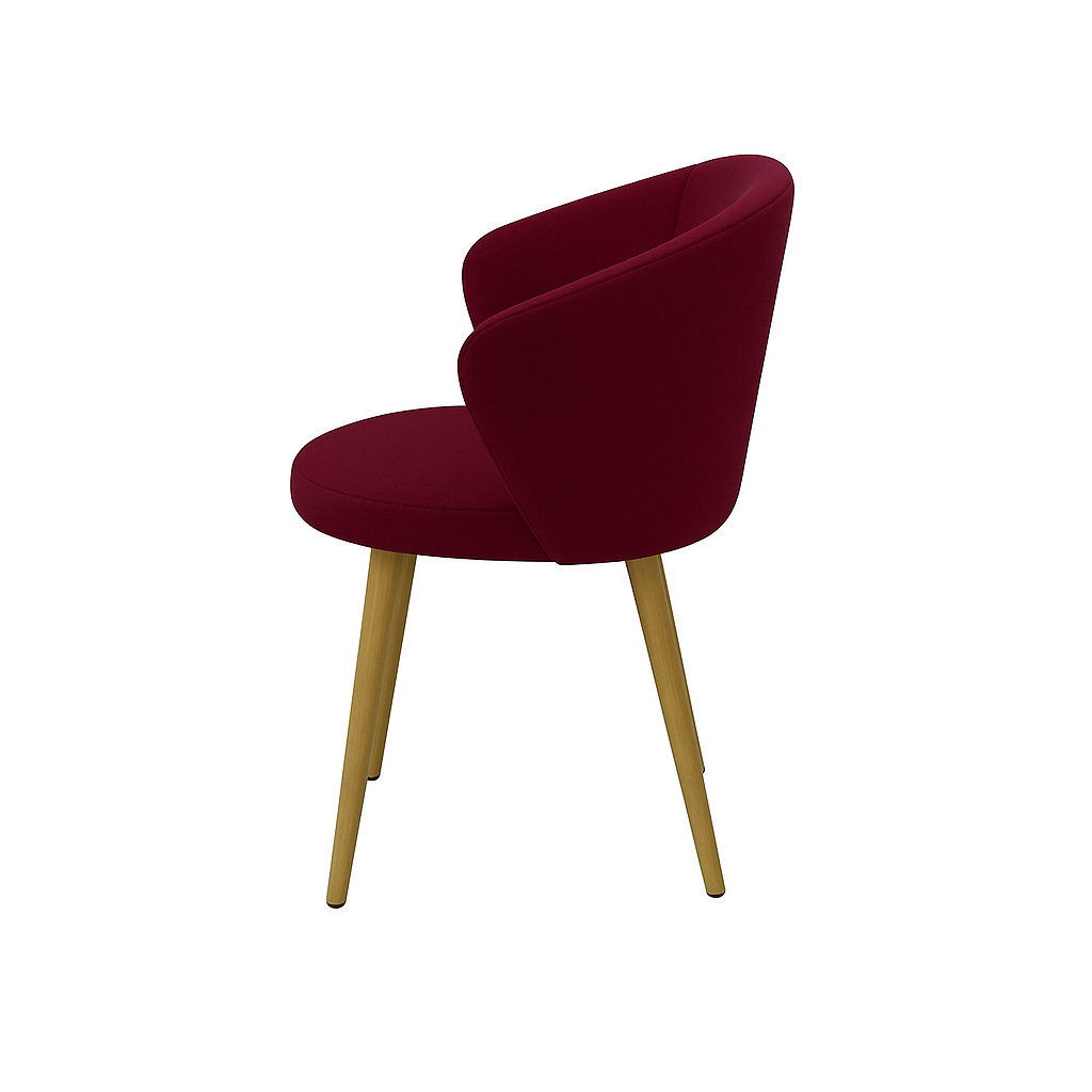 Scaun catifea GALBENA | model JAY