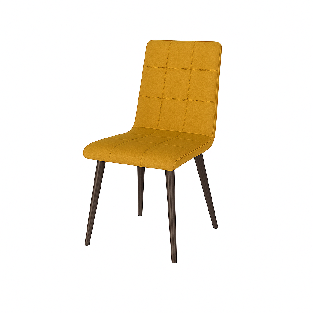 Scaun catifea GALBENA | model LUXY