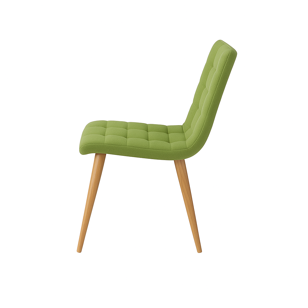 Scaun catifea GALBENA | model RIGA