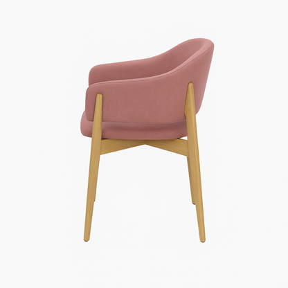 Scaun catifea ALBASTRA | model ALMA