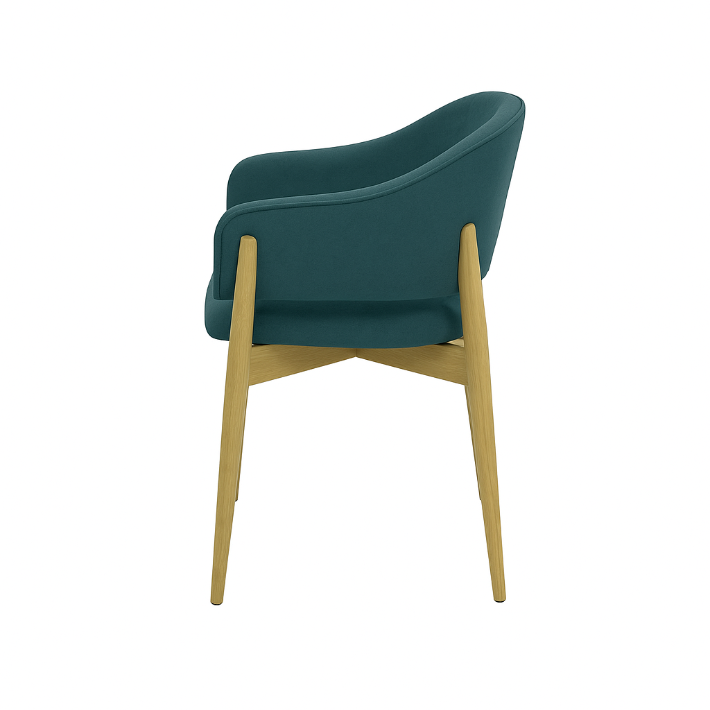 Scaun catifea TURCOAZ | model ALMA