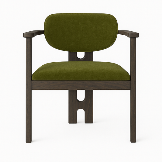 Scaun catifea VERDE | model DORIAN ARM