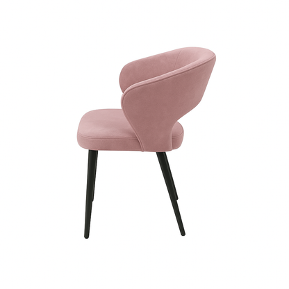 Scaun catifea ROZ | model CASIUS