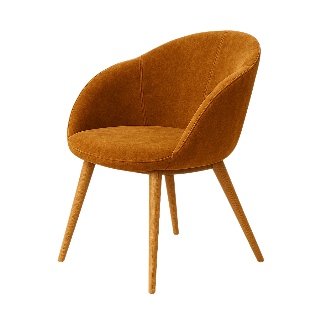 Scaun catifea VERDE | model LIGI L