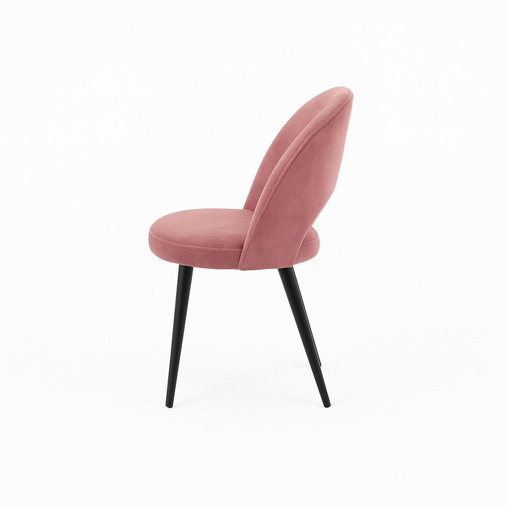 Scaun catifea ALBASTRA | model RON