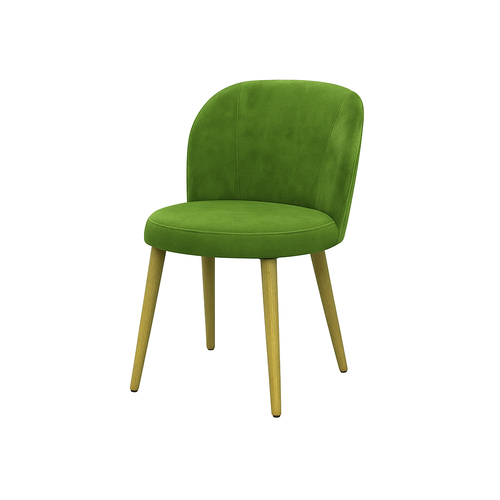 Scaun catifea GALBENA | model SAM