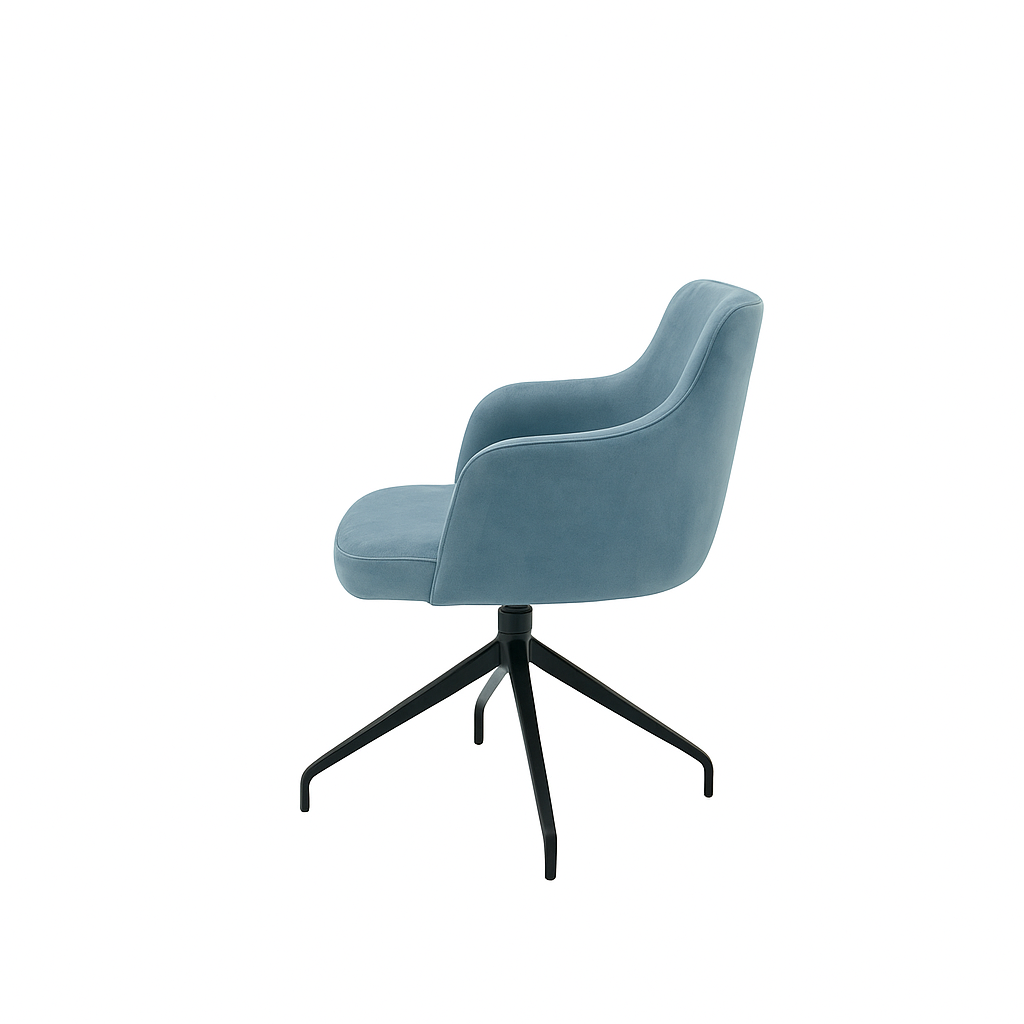 Scaun catifea GALBENA | model SOHO