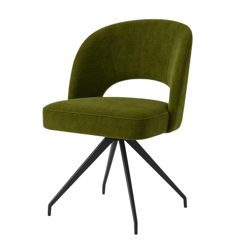 Scaun catifea BEJ | model ZANCA