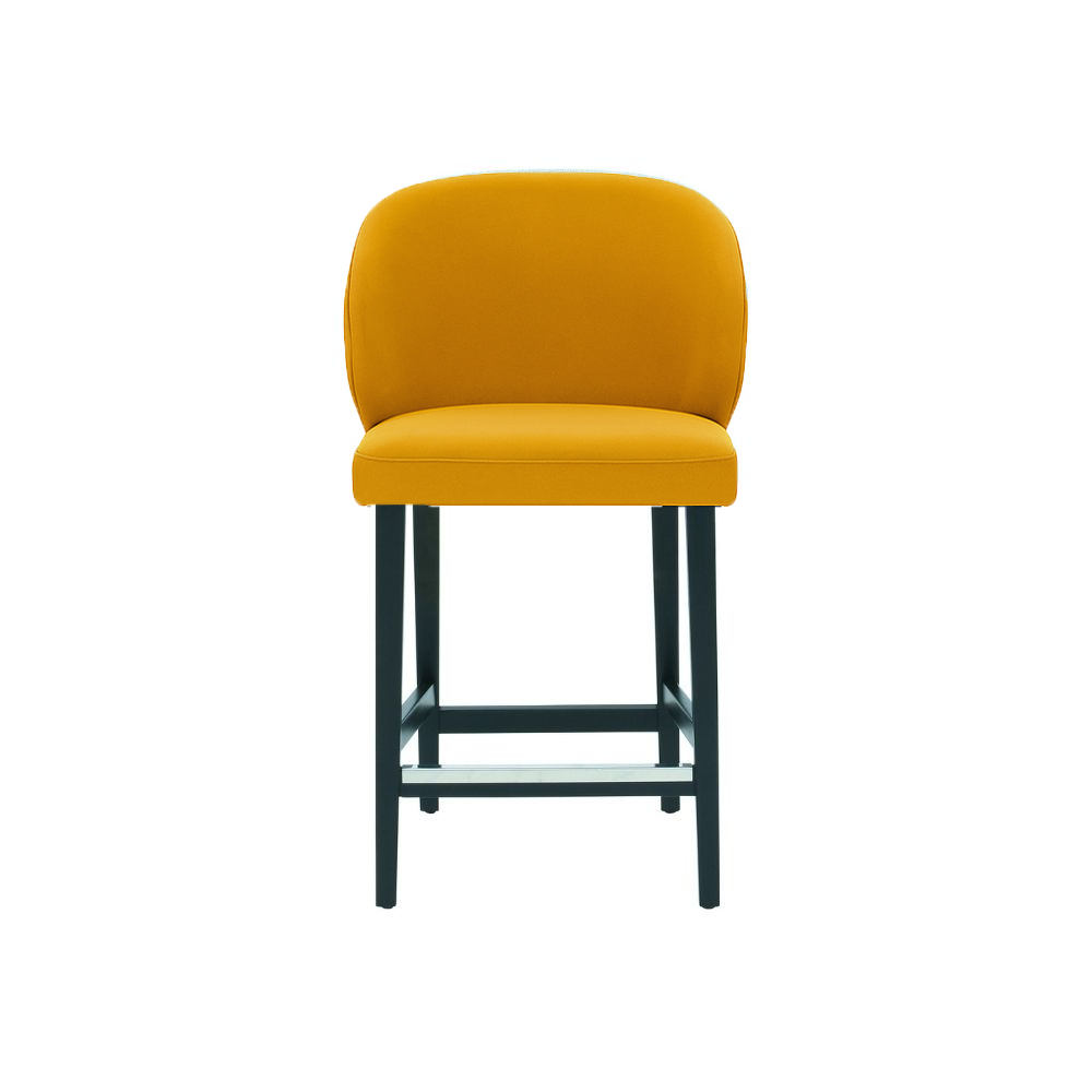 Scaun de bar catifea ALBASTRA | model CAPRICE