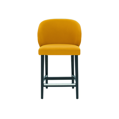 Scaun de bar catifea BEJ | model CAPRICE