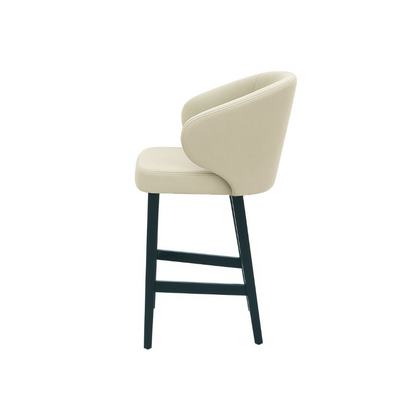 Scaun de bar catifea ALBASTRA | model CAPRICE