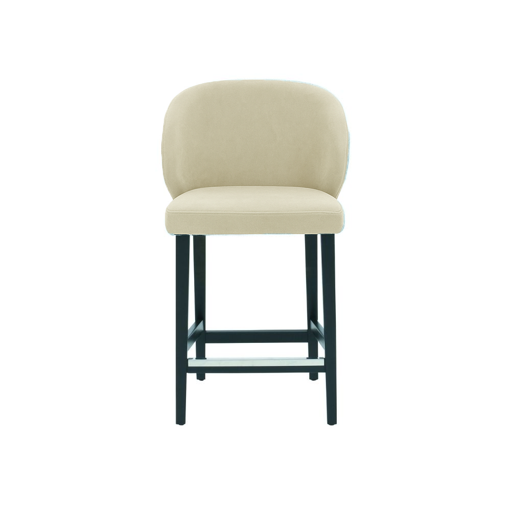 Scaun de bar catifea ALBASTRA | model CAPRICE