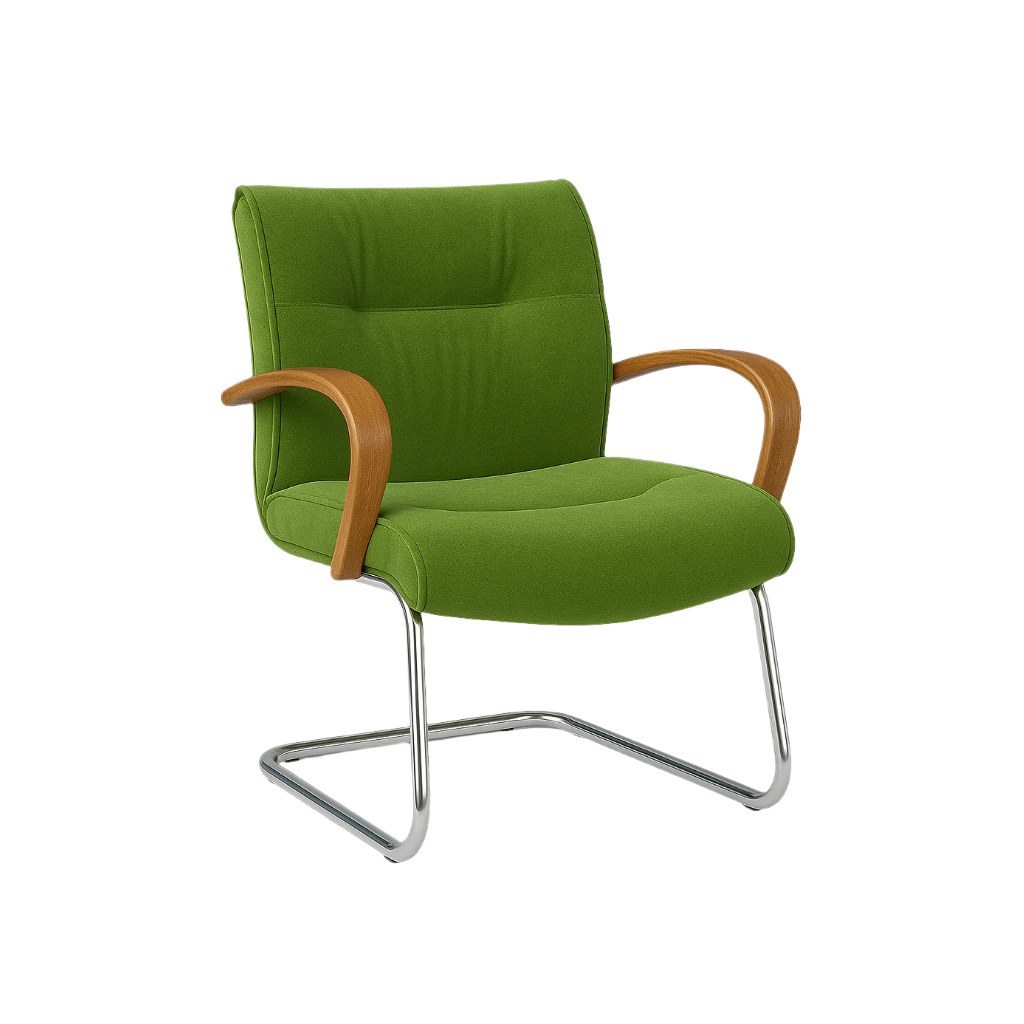 Scaun birou catifea VERDE | model BIG STAR V