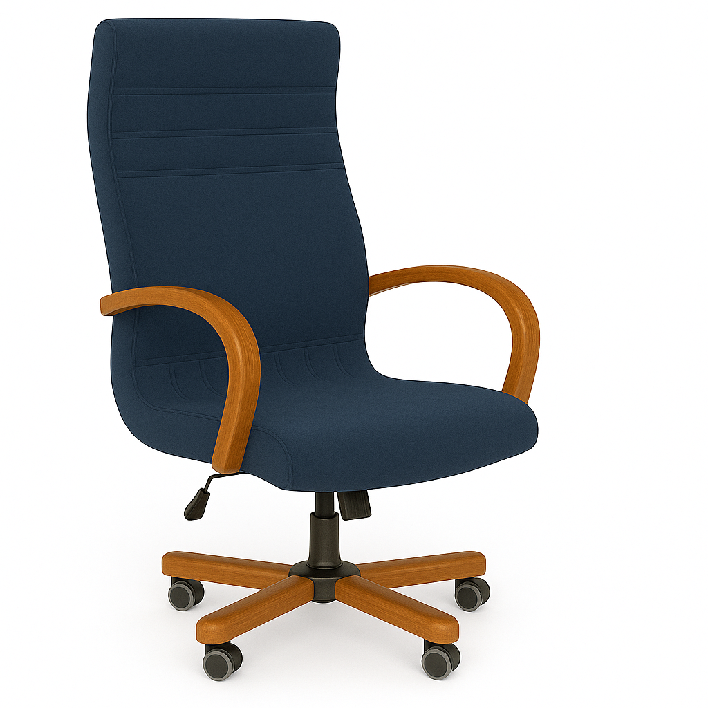 Scaun birou catifea ALBASTRA | model GOLD P