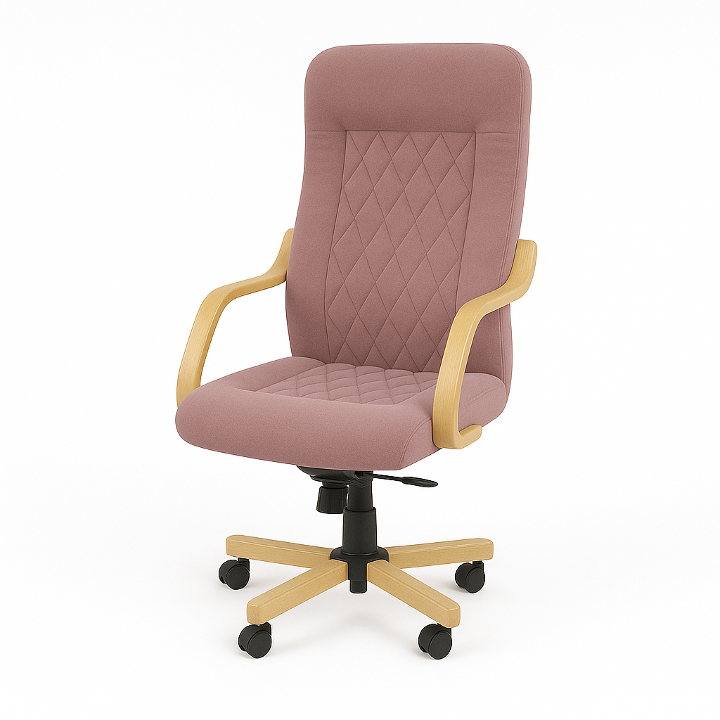 Scaun ergonomic catifea ROZ | model DONALD P