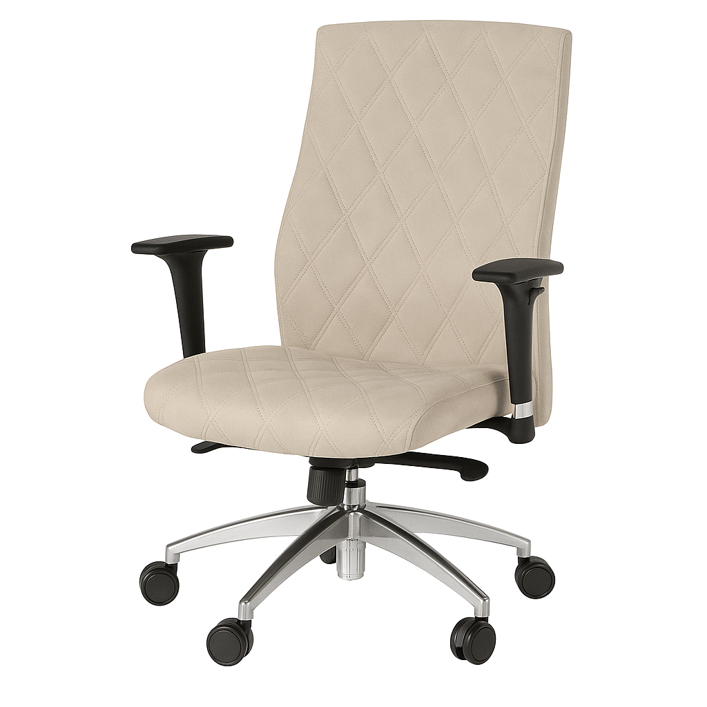 Scaun birou catifea BEJ | model MAGIC O