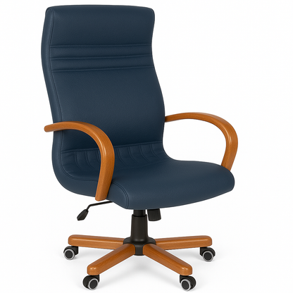 Scaun birou piele BEJ | model GOLD P