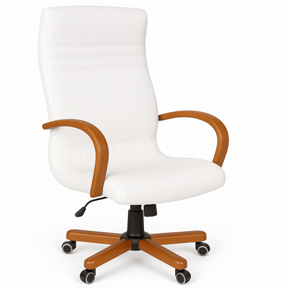 Scaun birou piele VERDE | model GOLD P