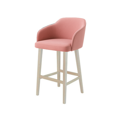 Scaun insula catifea ROZ | model CROCO