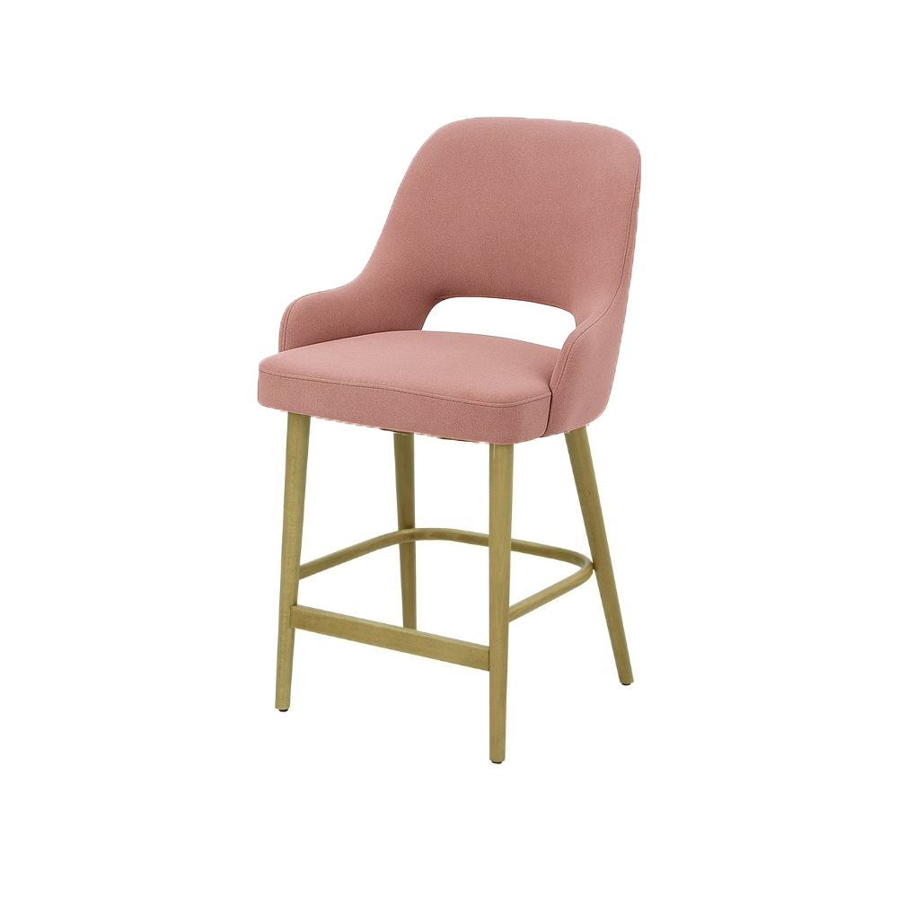 Scaun insula catifea BEJ | model HUGO