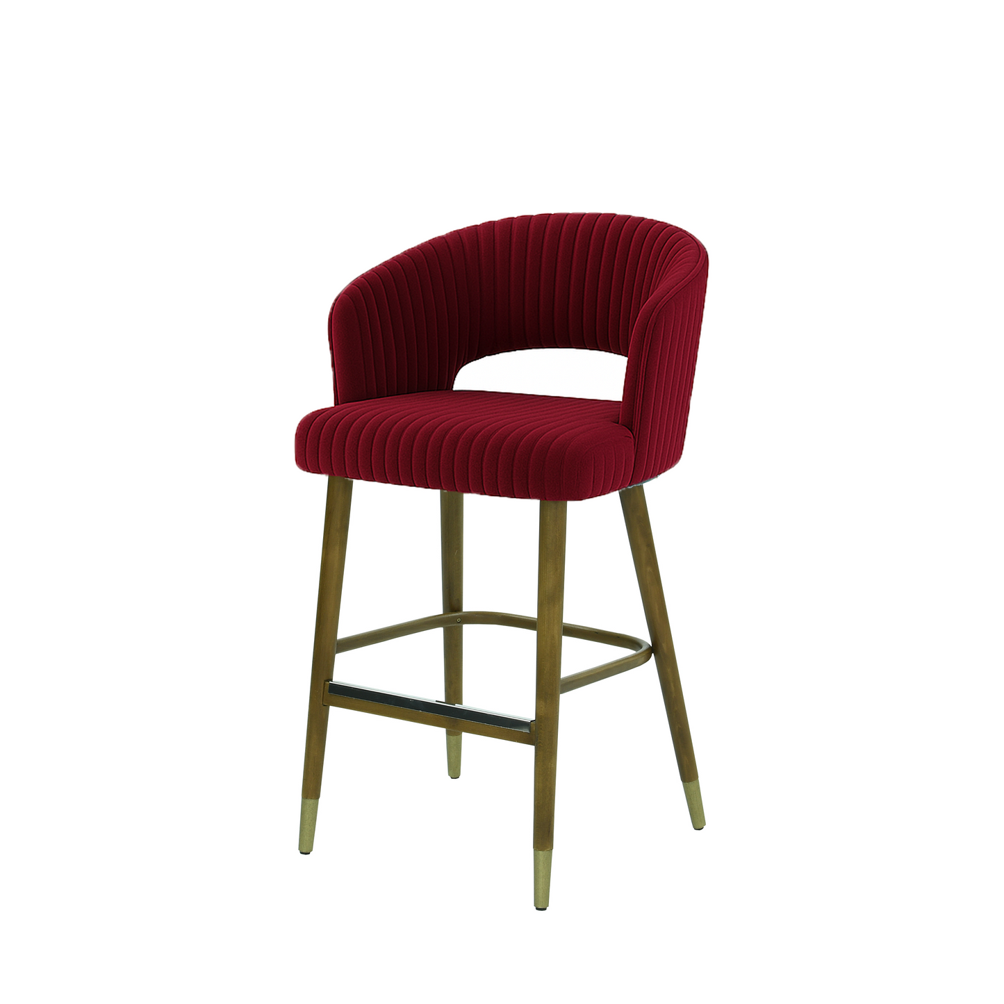 Scaun insula catifea BORDO | model THOMAS