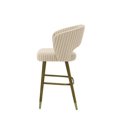 Scaun insula catifea BORDO | model THOMAS