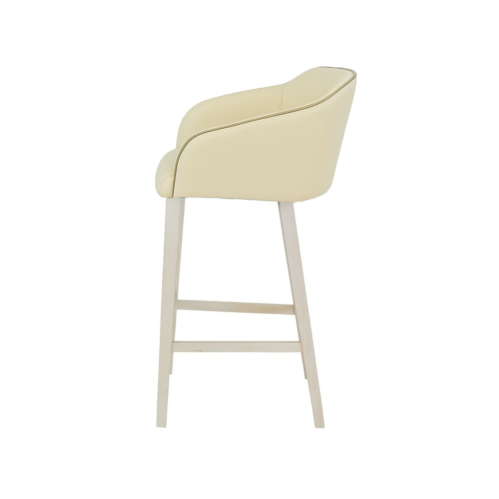 Scaun bar piele naturala | model CROCO