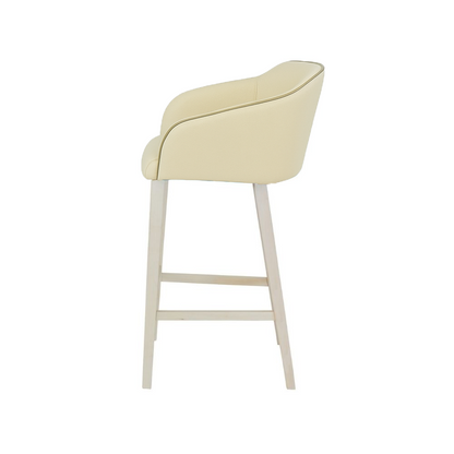 Scaun bar piele ALBA | model CROCO