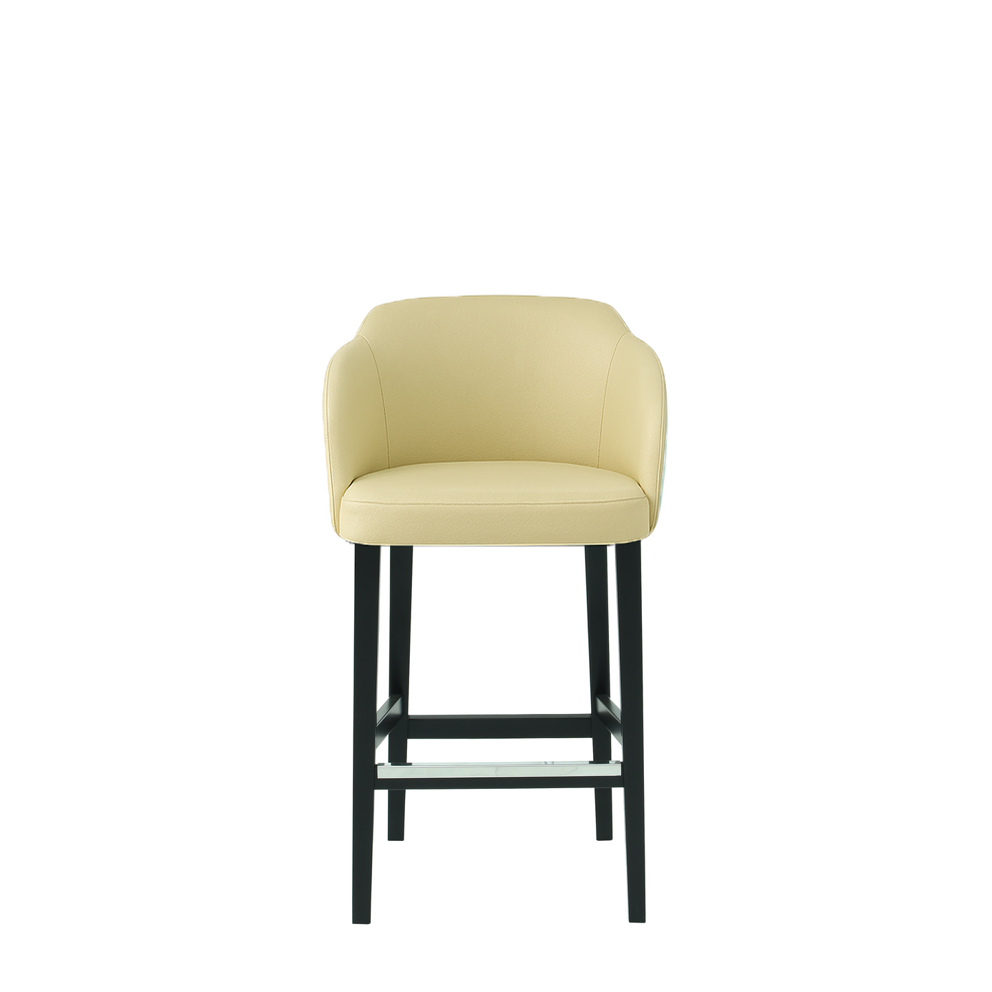 Scaun insula piele naturala BEJ | model CROCO