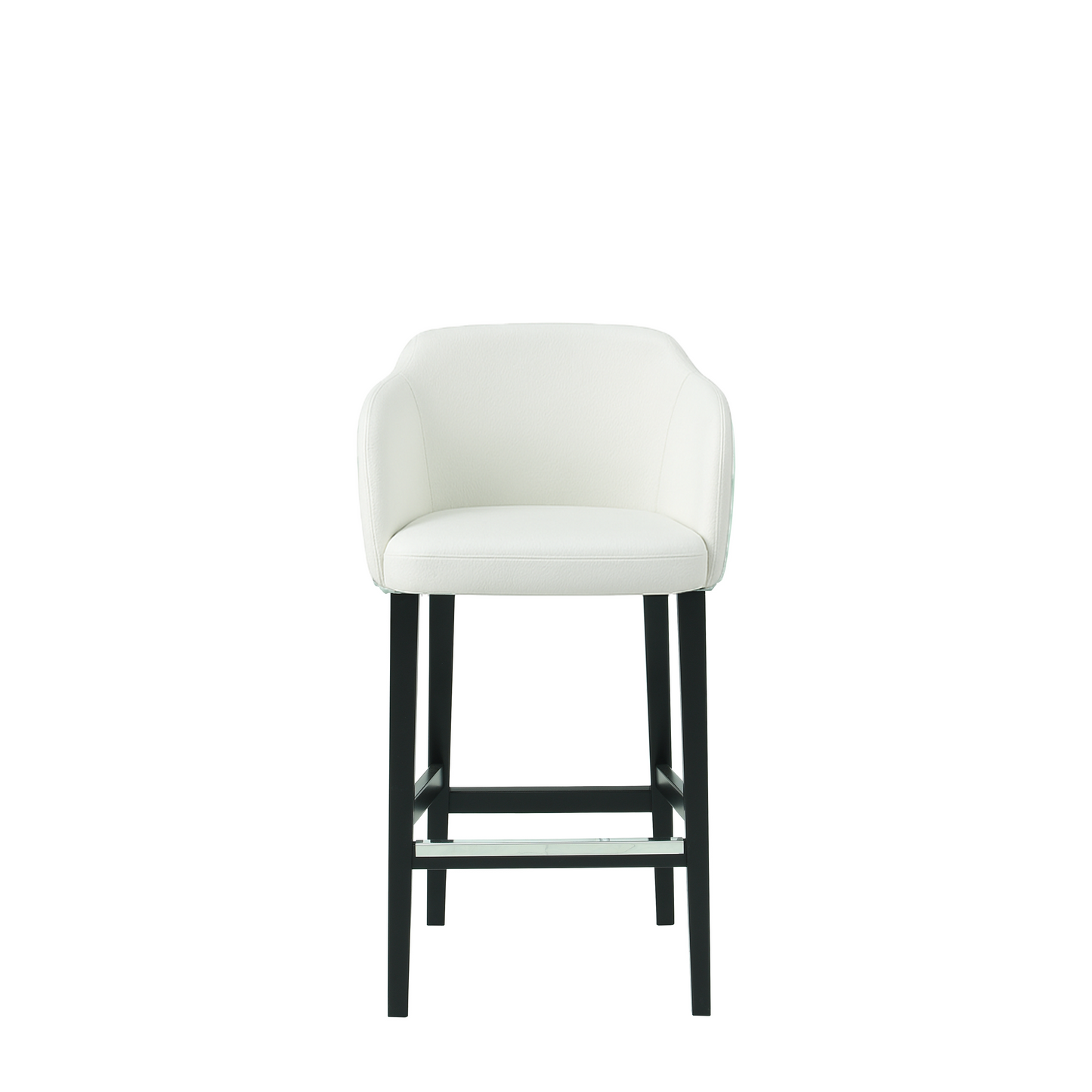 Scaun insula piele naturala BEJ | model CROCO