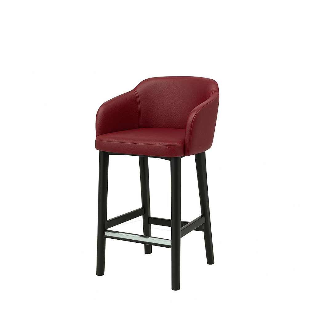 Scaun insula piele GALBENA | model CROCO