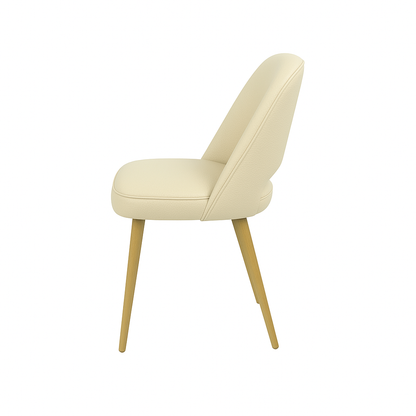 Scaun piele GALBENA | model HUGO