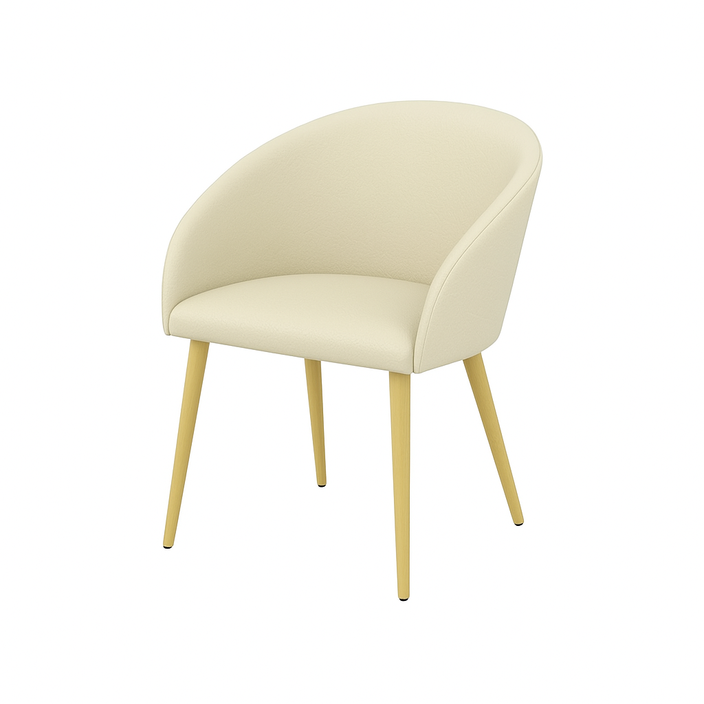 Scaun piele GALBENA | model IBIS