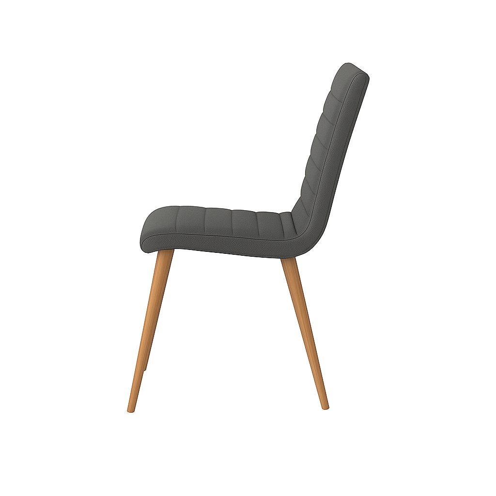 Scaun piele GALBENA | model RIGA