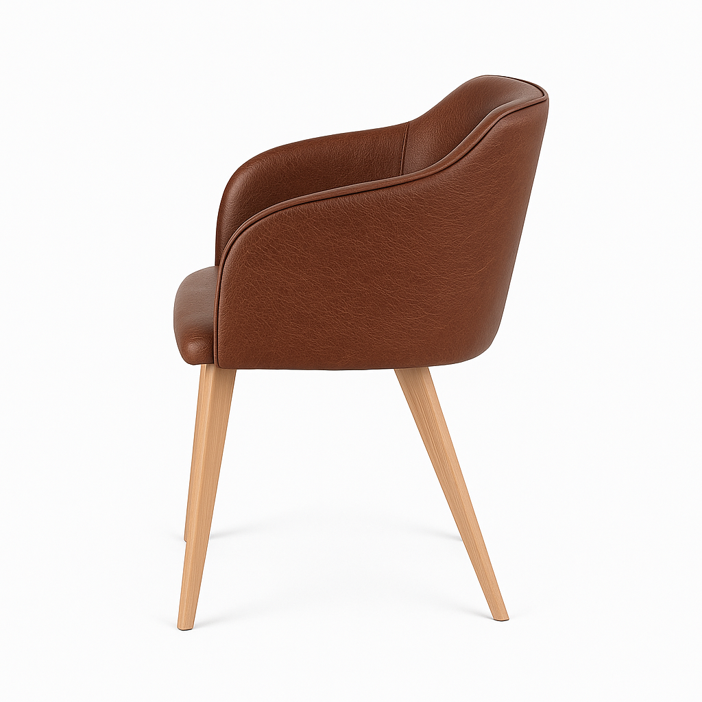 Scaun piele MARO | model CROCO