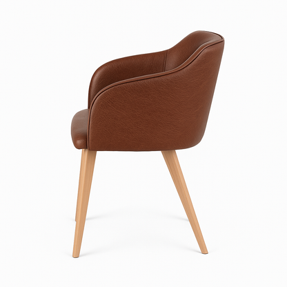 Scaun piele MARO | model CROCO